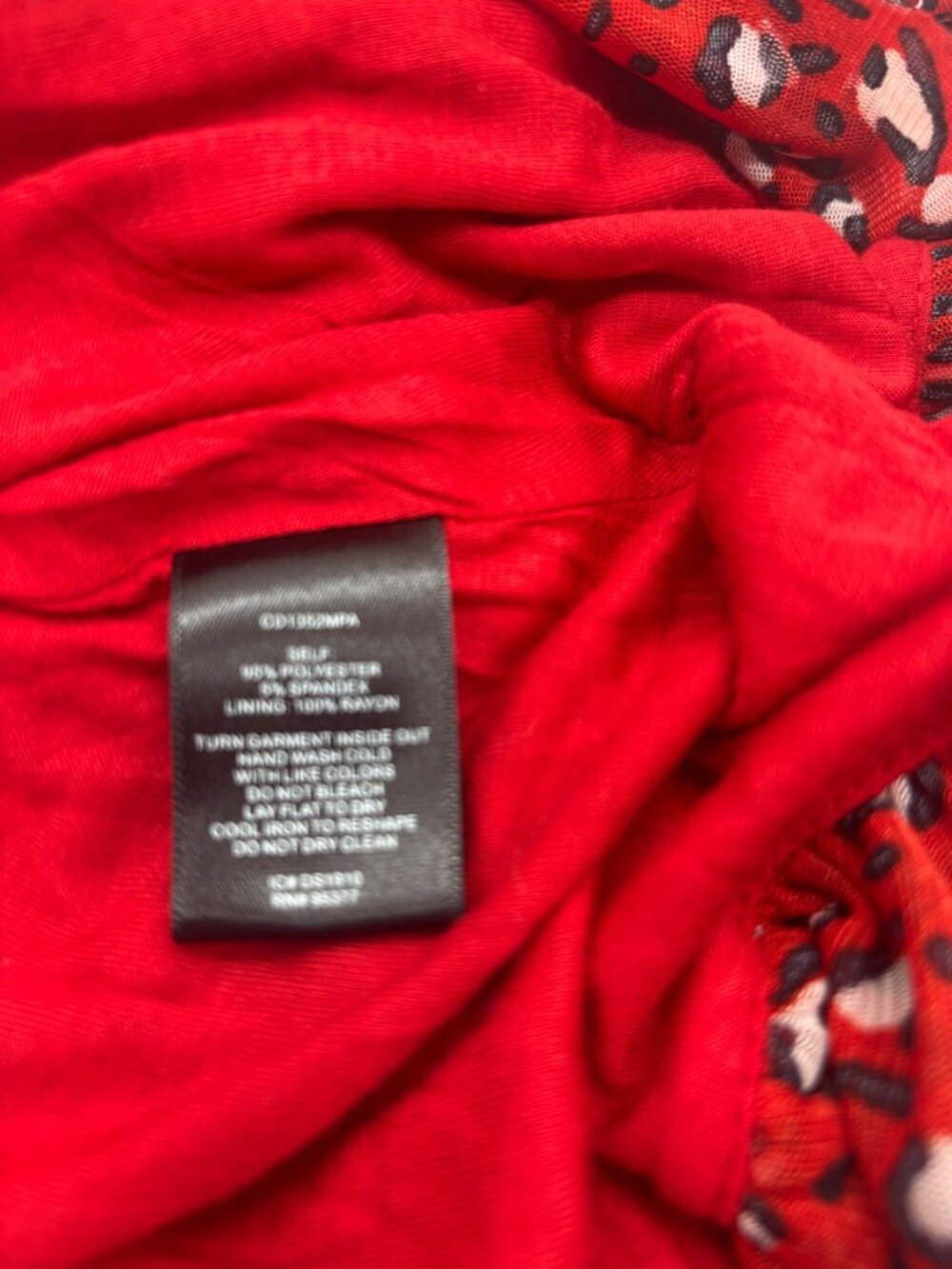 Sanctuary Emma Ruffled Wrap Dress, Red, Size M - Picture 8 of 11